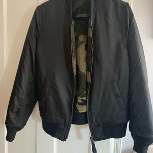 Alpha Industries Sherpa Lined Bomber- Reversible!